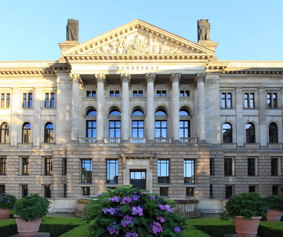 Das Bundesratsgebäude in Berlin. 