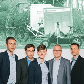Lastenfahrrad-Forschungsprojekt der TH Nürnberg gewinnt Auszeichnung der Bayerischen Landesstiftung.