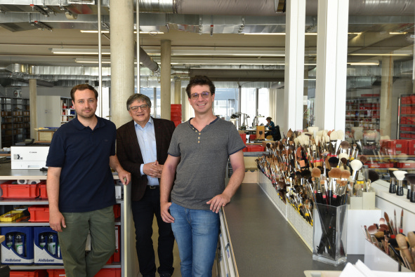 Herzstück der Nürnberger da Vinci Künstlerfabrik Defet ist bis heute die Manufaktur